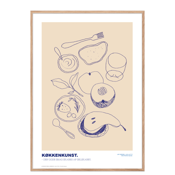 Plakat. Kkkenkunst bl (Stor)