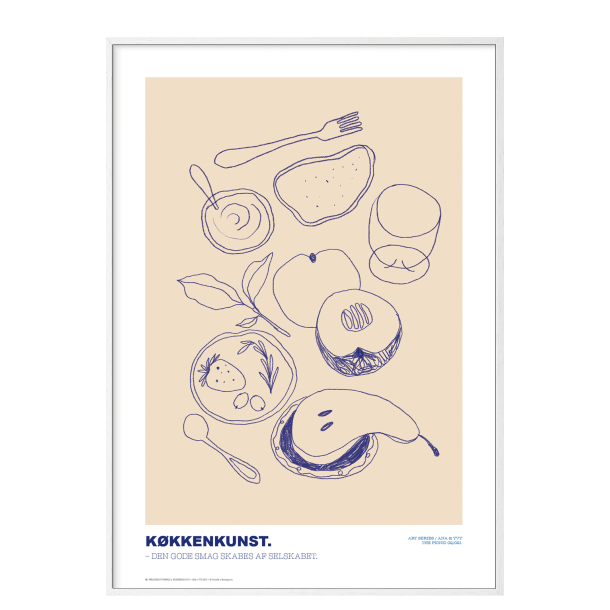 Plakat. Kkkenkunst bl (Stor)