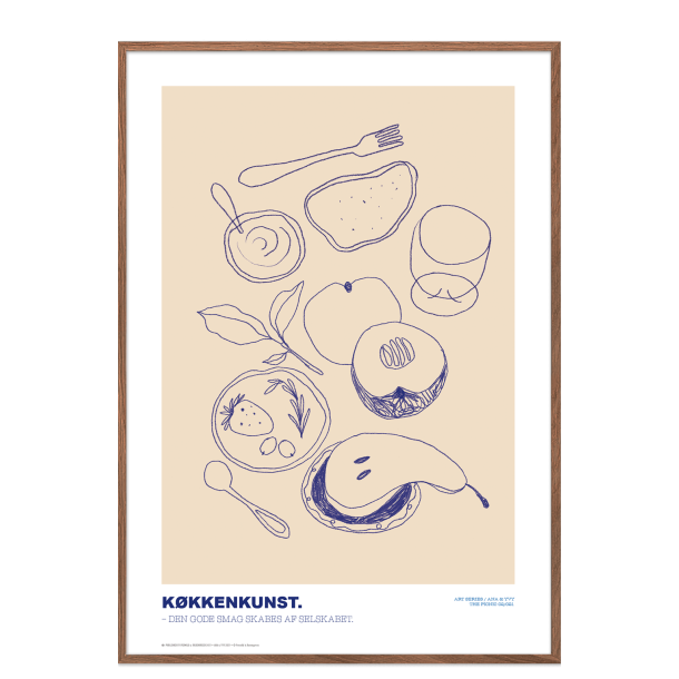 Plakat. Kkkenkunst bl (Stor)