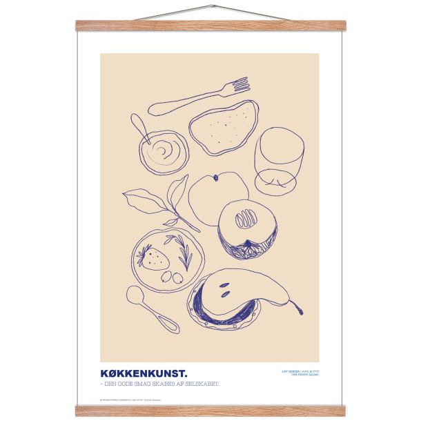 Plakat. Kkkenkunst bl (Stor)