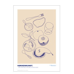 Plakat. Kkkenkunst bl (Stor)