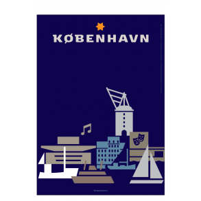 Kbenhavn plakat - Ikoner