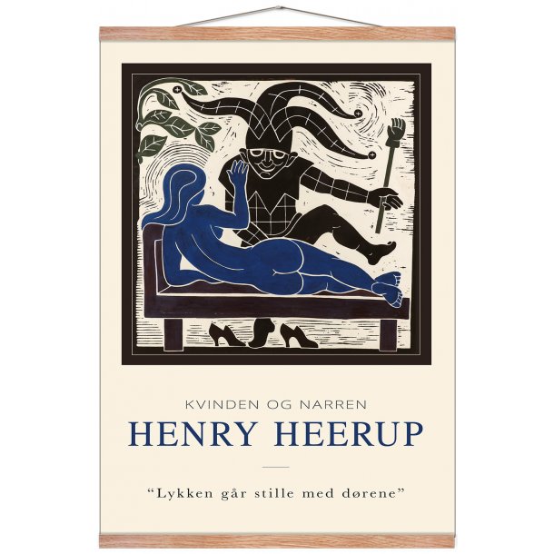 Trsnit af kvinden og narren