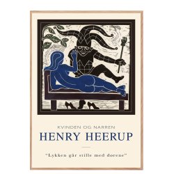 Trsnit af kvinden og narren