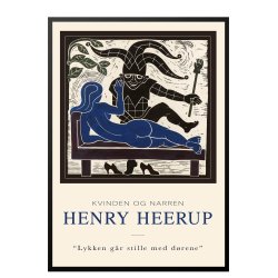 Trsnit af kvinden og narren