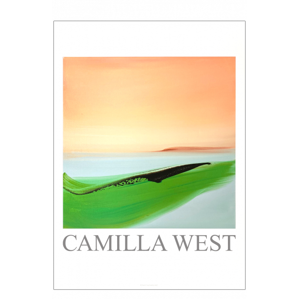 Camilla West (green and peach)