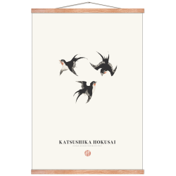 Sm svaler. Hokusai