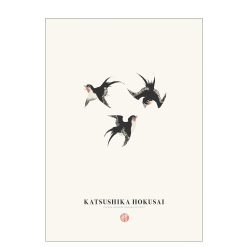 Sm svaler. Hokusai