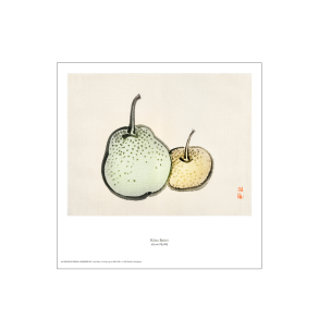 Kno Bairei. Japanischer Holzschnitt mit Frchten