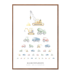 Maskinparken akvarel