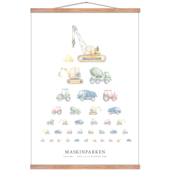 Maskinparken akvarel