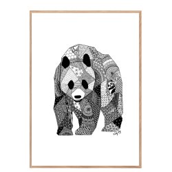 Panda plakat. (Vicky Gry)