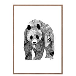 Panda plakat. (Vicky Gry)