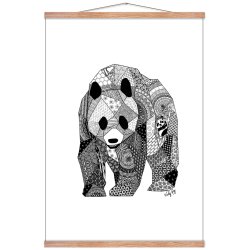 Panda plakat. (Vicky Gry)