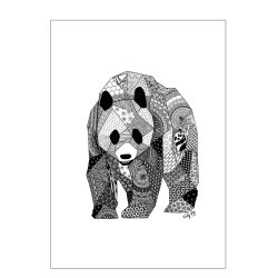 Panda plakat. (Vicky Gry)