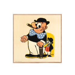 Peter med cigar og Ping. Storm P.