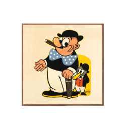 Peter med cigar og Ping. Storm P.