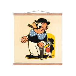 Peter med cigar og Ping. Storm P.