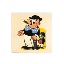 Peter med cigar og Ping. Storm P.