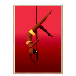Poledanser. Martin Schwartz