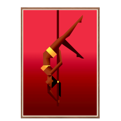 Poledanser. Martin Schwartz