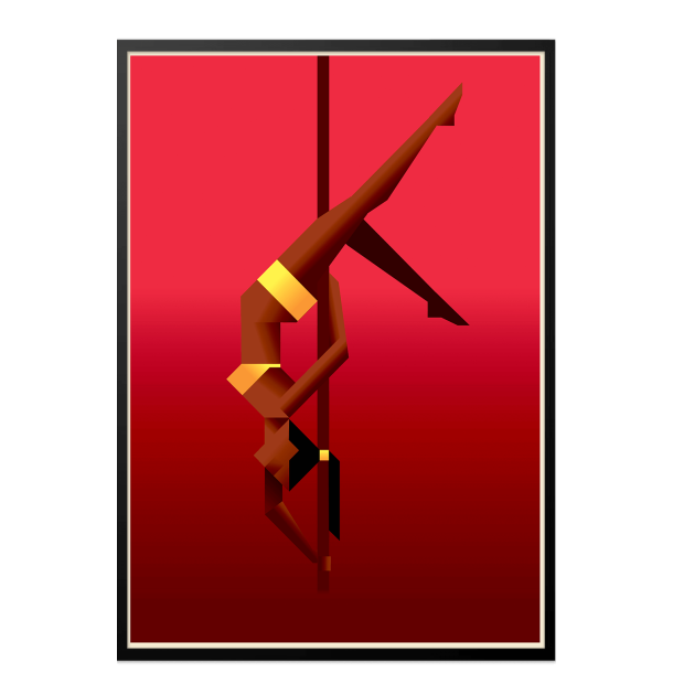 Poledanser. Martin Schwartz