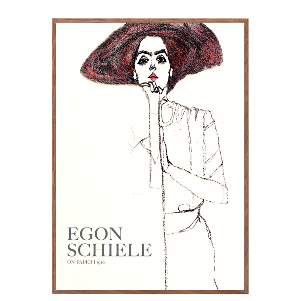 Egon Schiele. Portrt af en kvinde (nr. 2)