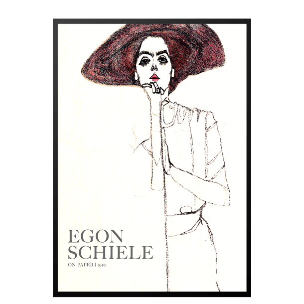 Egon Schiele. Portrt af en kvinde (nr. 2)