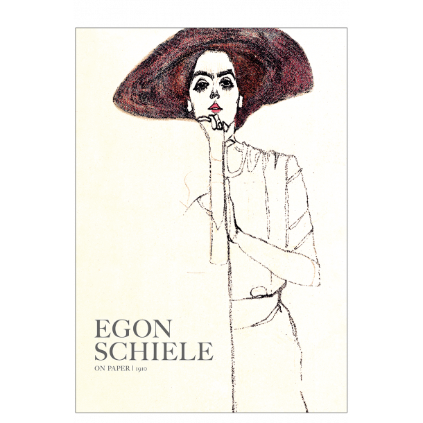 Egon Schiele. Portræt af en kvinde (nr. 2)