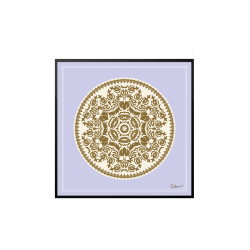 Spitze. Lila und braun