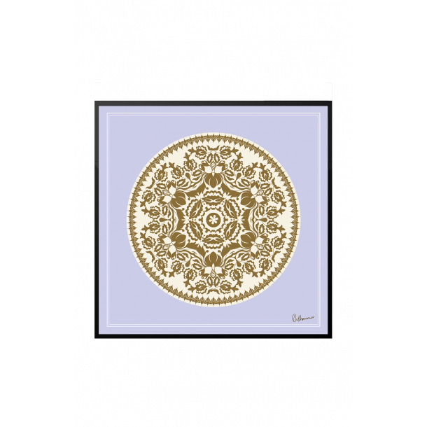 Lace. Purple and brown