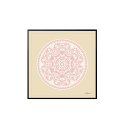 Spitze. Rose und Sand