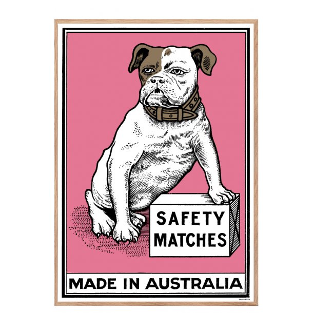 Safety Matches Pink, Small Box Art