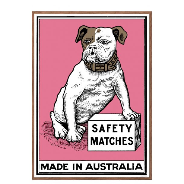 Safety Matches Pink, Small Box Art