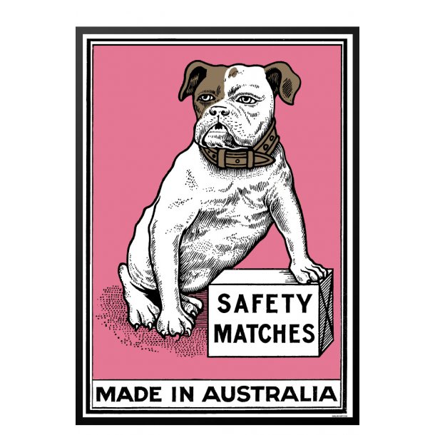 Safety Matches Pink, Small Box Art