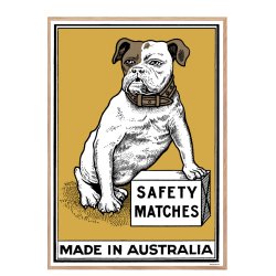 Safety Matches Yellow, Small Box Art