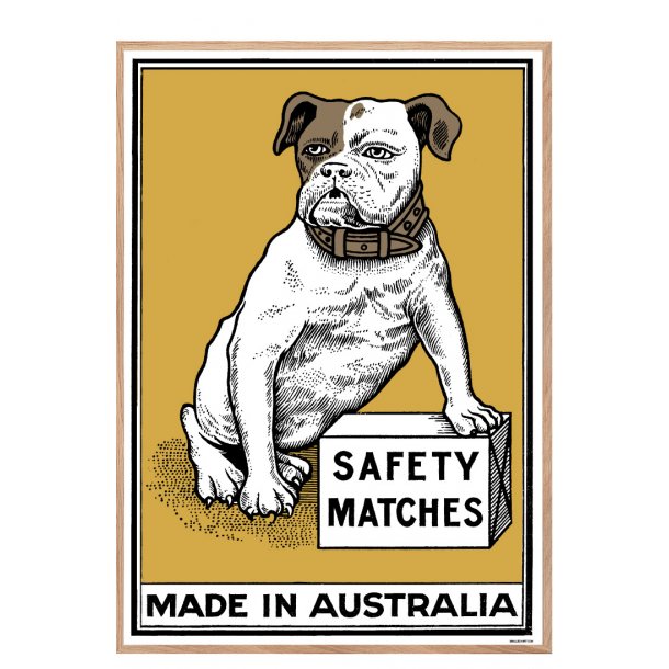 Safety Matches Yellow, Small Box Art