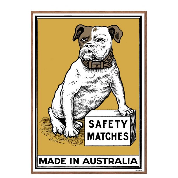 Safety Matches Yellow, Small Box Art