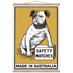 Safety Matches Yellow, Small Box Art