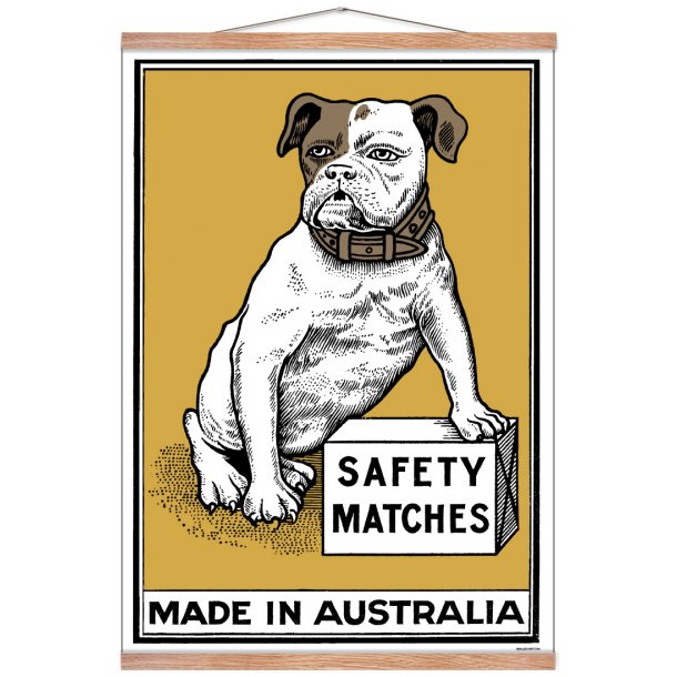 Safety Matches Yellow, Small Box Art