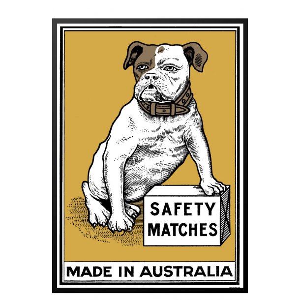 Safety Matches Yellow, Small Box Art