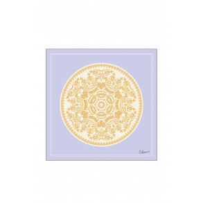 Spitze. Lila und Sand