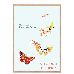 Sommerfugleplakat. Kamisaka Sekka (rd)