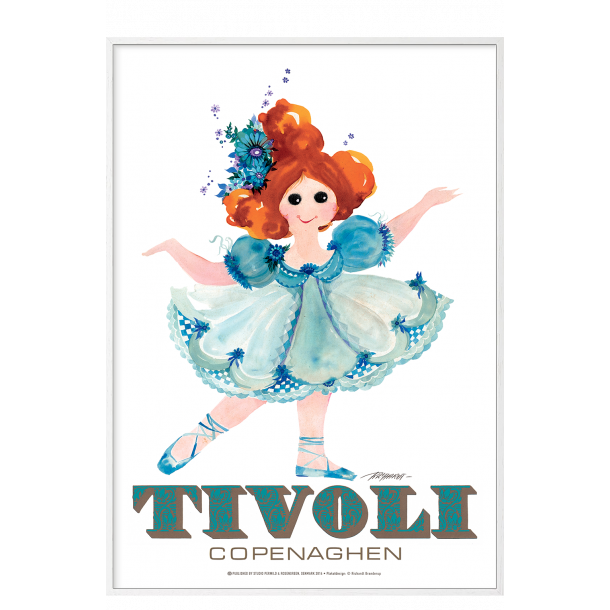 Tivoli plakat ballerina Tivoli Købenavn | R.