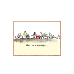 Traffic jam in Copenhagen