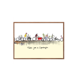 Traffic jam in Copenhagen