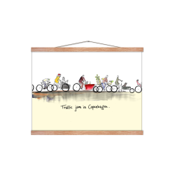 Traffic jam in Copenhagen