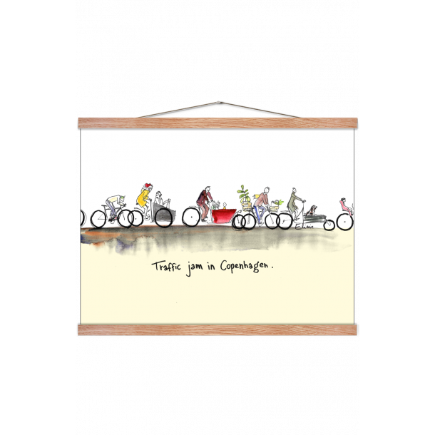 Traffic jam in Copenhagen