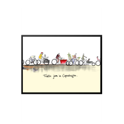 Traffic jam in Copenhagen