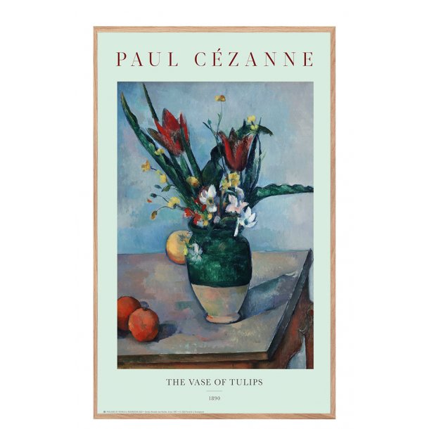 Paul Cezanne. The Vase of Tulips
